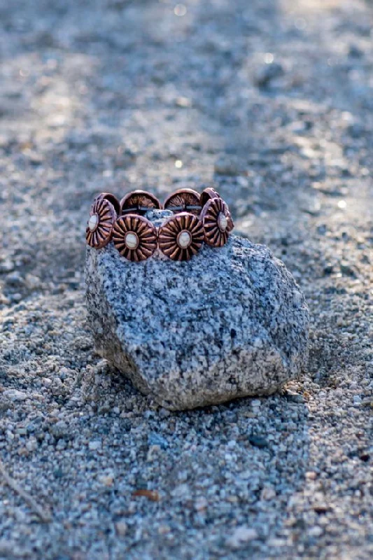 bracelets with orange garnet -TOKALA Bronze Bangle Bracelets