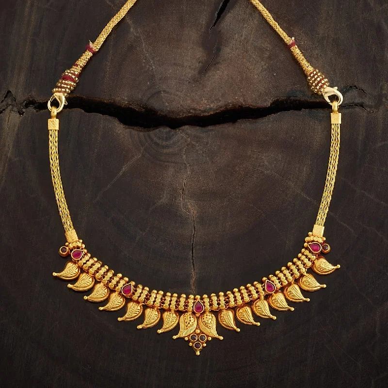 necklaces with ruby red -Silver Temple Necklace 168207