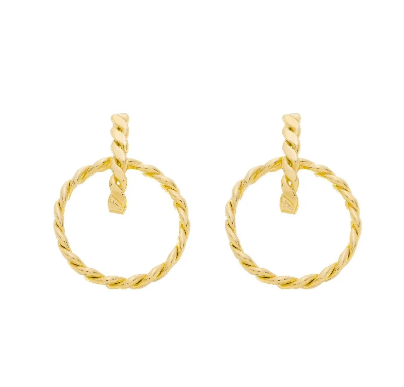 ladies earrings geometric pattern -Kailey Statement Earring