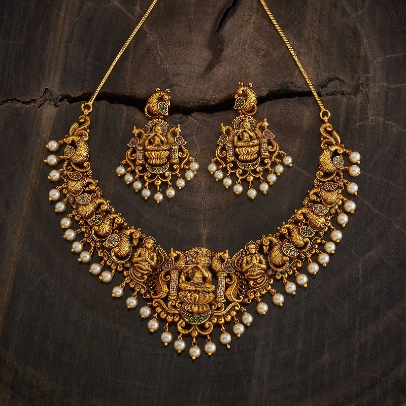 necklaces with white pearls -Antique Necklace 173589