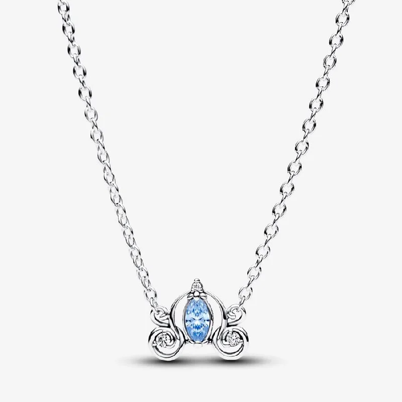 necklaces with emerald green -Disney Cinderella's Carriage Collier Necklace