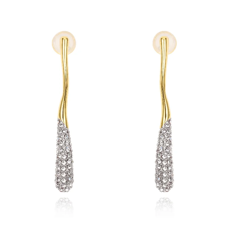 ladies earrings affordable luxury -Betty CZ Drop Earring