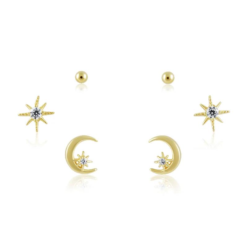 ladies earrings for wedding elegance -Stardust Earring Set