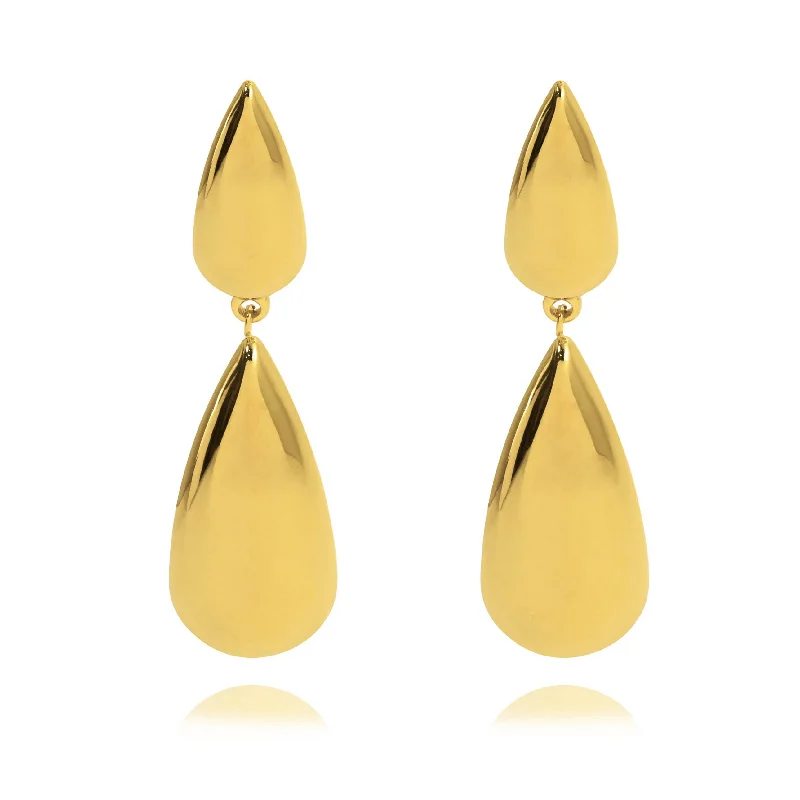 ladies earrings for young women -Gia Drop Earring