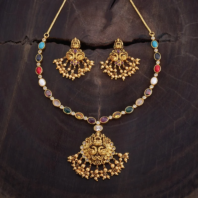 necklaces for casual chic -Antique Necklace 167992